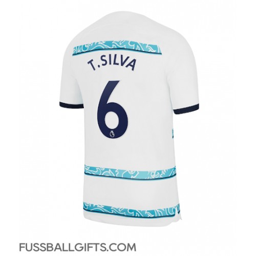 Chelsea Thiago Silva #6 Fußballbekleidung Auswärtstrikot 2022-23 Kurzarm